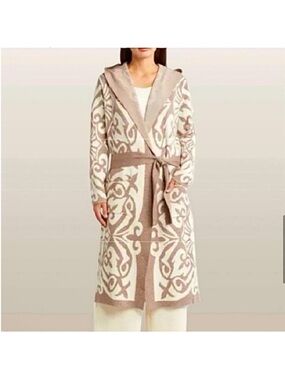 🆕-CYRUS JACQUARD HOODED DUSTER. Size: medium-GORGEOUS
